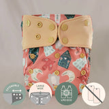 Couche Lavable Évolution 10-35lb - Forêt-La Petite Ourse-LP3-C-NS-FORET-CLÉMENT