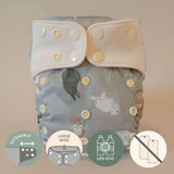 Couche Lavable Évolution 10-35lb - Lapin-La Petite Ourse-LP3-C-NS-LAPIN-CLÉMENT