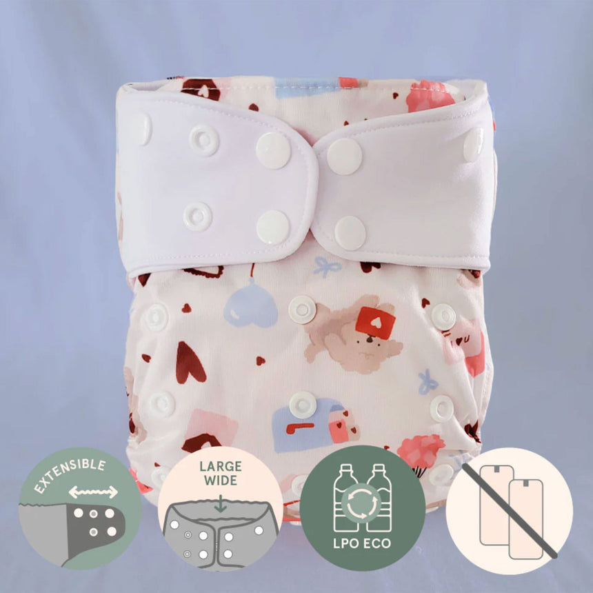 Couche Lavable Évolution 10-35lb - Lettre-La Petite Ourse-LP3-C-NS-LETTRE-CLÉMENT