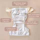 Couche Lavable Évolution - Sauterelle 10-35lb-La Petite Ourse-LP3-C-NS-SAUTE-CLÉMENT
