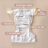 Couche Lavable Évolution - Shortcake-La Petite Ourse-LP3-C-NS-SHORTC-CLÉMENT