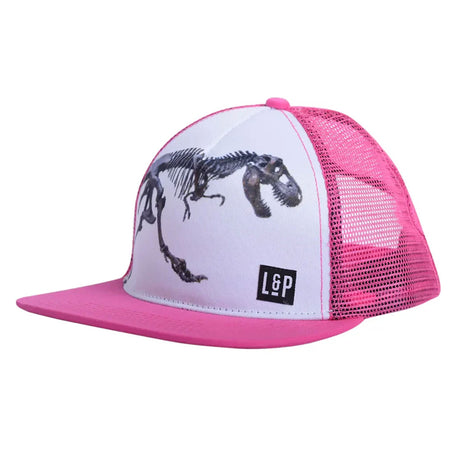 Casquette Dino Series 0-24m-LP Apparel-Rose-0-6 m-LPG-CAPDINO-CLÉMENT