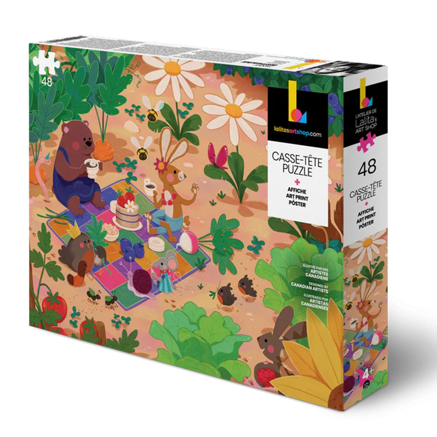Casse-Tête Pique-Nique Au Jard-Lalita Art Shop-LRS-LASPZ-4810-CLÉMENT