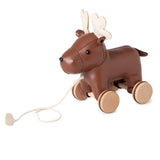 Jouet à Tirer - Bruce L'Orignal-Little Big Friends-LTB-304430-CLÉMENT