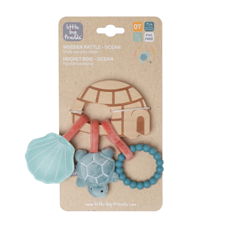 Hochet En Bois - Océan-Little Big Friends-LTB-304874-CLÉMENT