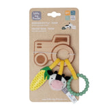 Hochet En Bois - Ferme-Little Big Friends-LTB-304881-CLÉMENT