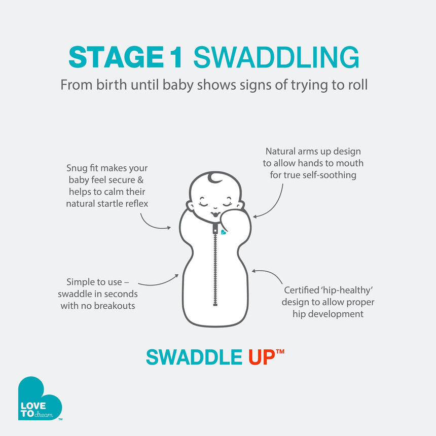 Swaddle Up Lite Small 8-13lb - Olive-Love to Dream-LTD-L1002001OLVS-CLÉMENT