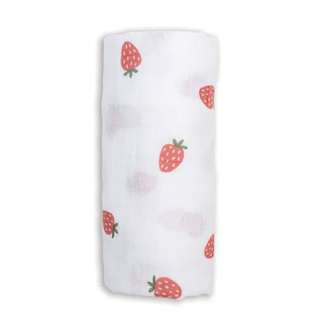 Couverture Mousseline - Fraises-Lulujo-LUJ-LJ479-CLÉMENT