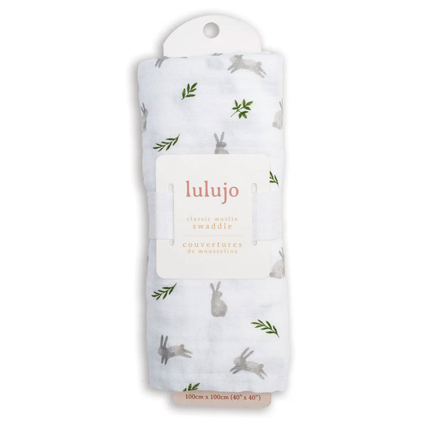 Couverture Mousseline - Lapins-Lulujo-LUJ-LJ482-CLÉMENT