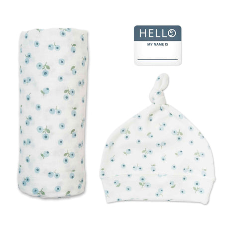 Couverture & Bonnet - Bleuets-Lulujo-LUJ-LJ652-CLÉMENT