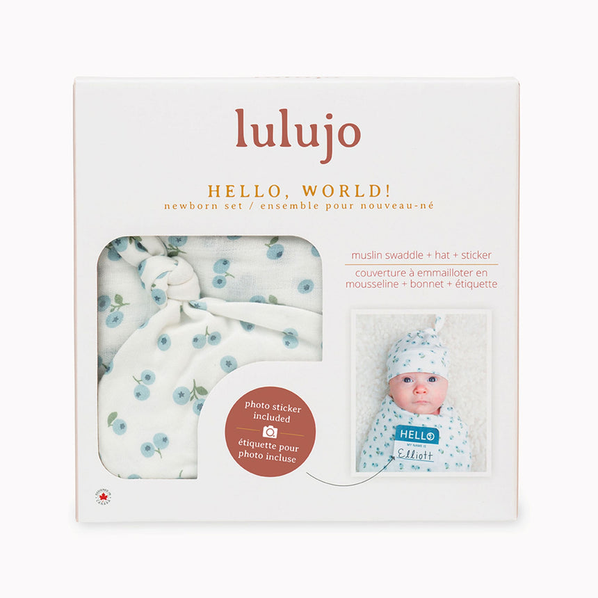 Couverture & Bonnet - Bleuets-Lulujo-LUJ-LJ652-CLÉMENT