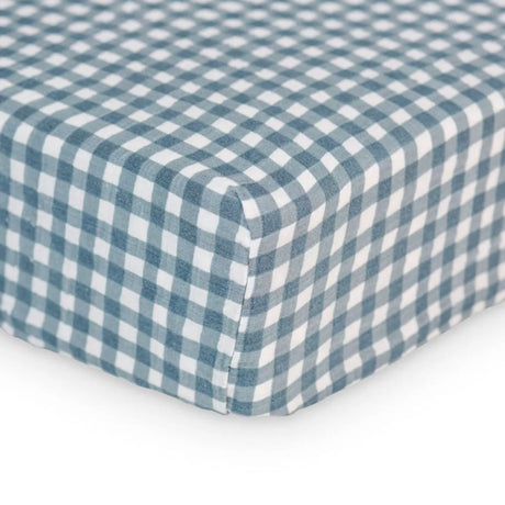 Drap Contour pour Lit Bébé - Vichy Marine-Lulujo-LUJ-LJ711-CLÉMENT