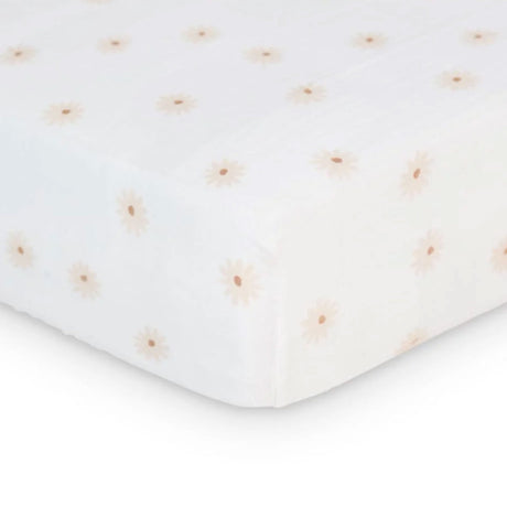 Drap Contour pour Lit Bébé - Marguerites-Lulujo-LUJ-LJ717-CLÉMENT