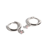 Boucles D'oreilles Rosie - Argent-Midi34-M34-KID-006-01-CLÉMENT