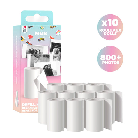 Kit De Recharge Pixiprint-MOB Mobility On Board-MBB-PIX-ROLL10-CLÉMENT