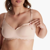 Soutien-Gorge d'Allaitement Jelly Strip YN46 - Rose-Mom Cozy-MC1-YN46-PINK-CLÉMENT