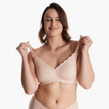 Soutien-Gorge d'Allaitement Jelly Strip YN46 - Rose-Mom Cozy-MC1-YN46-PINK-CLÉMENT