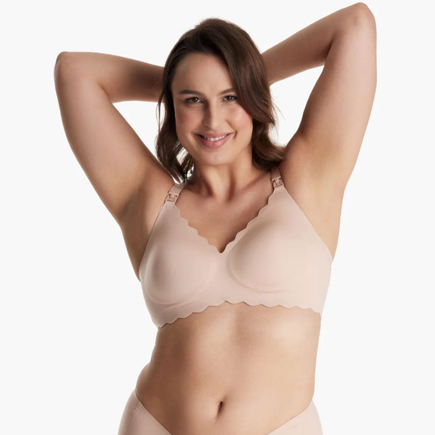 Soutien-Gorge d'Allaitement Jelly Strip YN46 - Rose-Mom Cozy-MC1-YN46-PINK-CLÉMENT