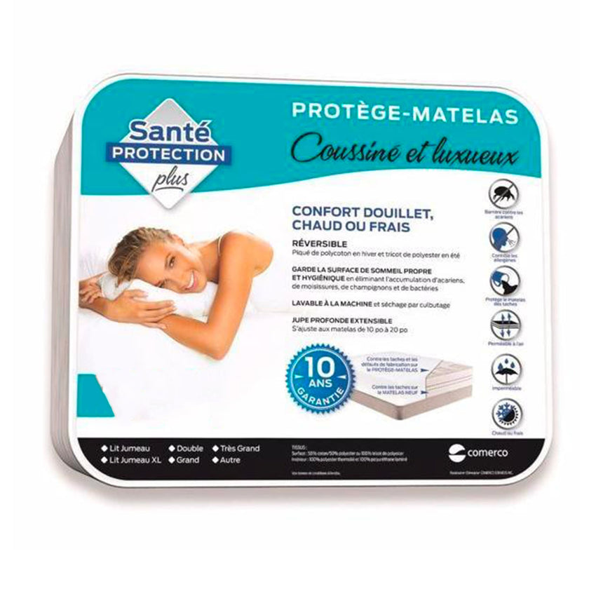 Protège-Matelas Coussiné Simple + 1 Protège-Oreiller-Clement - Equipement-MCO-114570201-CLÉMENT