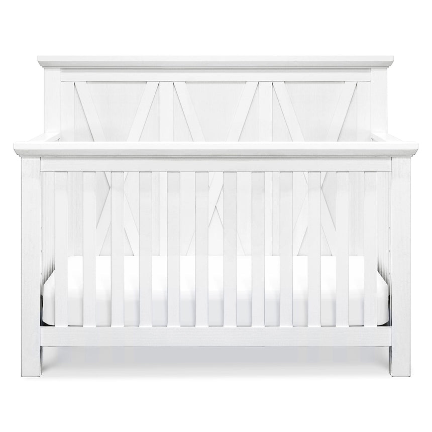 Couchette Évolutive 3 en 1 Emory Farmhouse - Blanc Lin-Million Dollar Baby-MDB-B14501LW-CLÉMENT