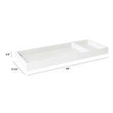 Plateau à Langer Universel Large Amovible - Blanc chaud-Million Dollar Baby-MDB-M0619RW-CLÉMENT