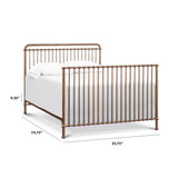 Kit de Conversion Lit Double pour Couchette Winston - Or Vintage-Namesake-MDB-M15399VG-CLÉMENT