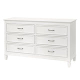 Commode 6 Tiroirs Darlington - Blanc Chaud-Namesake-MDB-M15816RW-CLÉMENT