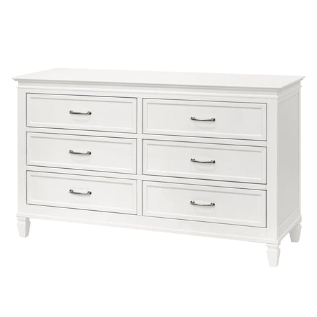 Commode 6 Tiroirs Darlington - Blanc Chaud-Namesake-MDB-M15816RW-CLÉMENT