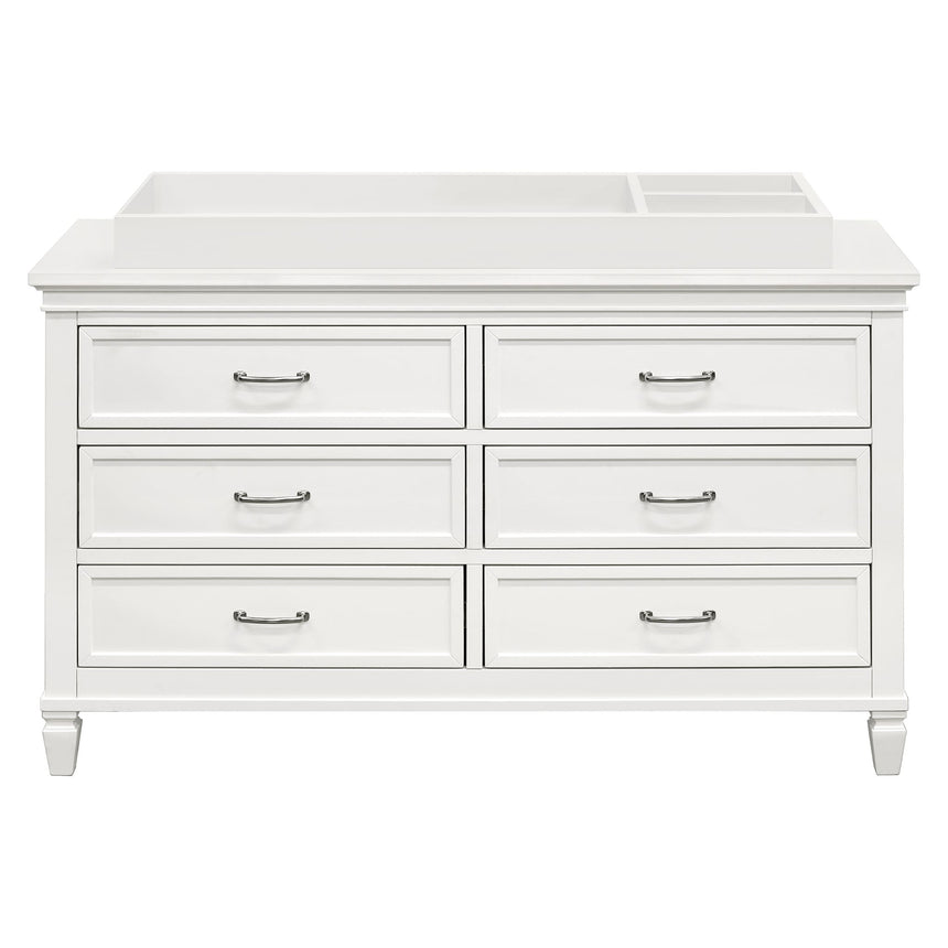 Commode 6 Tiroirs Darlington - Blanc Chaud-Namesake-MDB-M15816RW-CLÉMENT