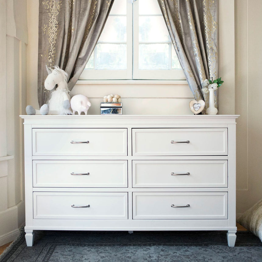 Commode 6 Tiroirs Darlington - Blanc Chaud-Namesake-MDB-M15816RW-CLÉMENT