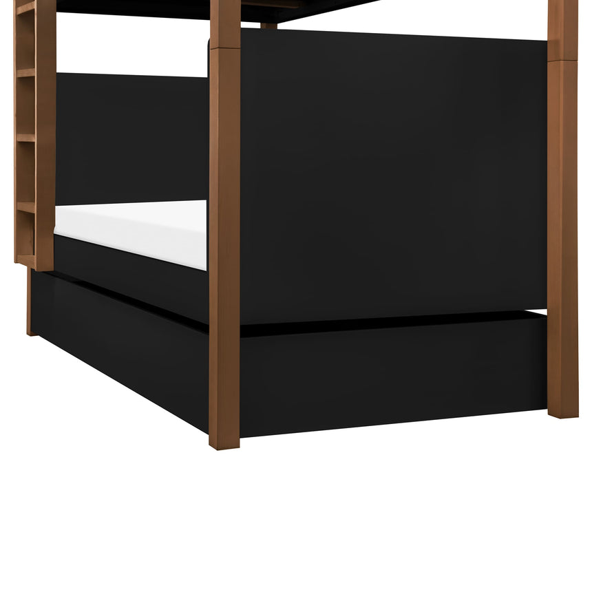Tiroir de Rangement pour Lit Gigogne Simple Universel - Noir-Million Dollar Baby-MDB-M19173B-CLÉMENT