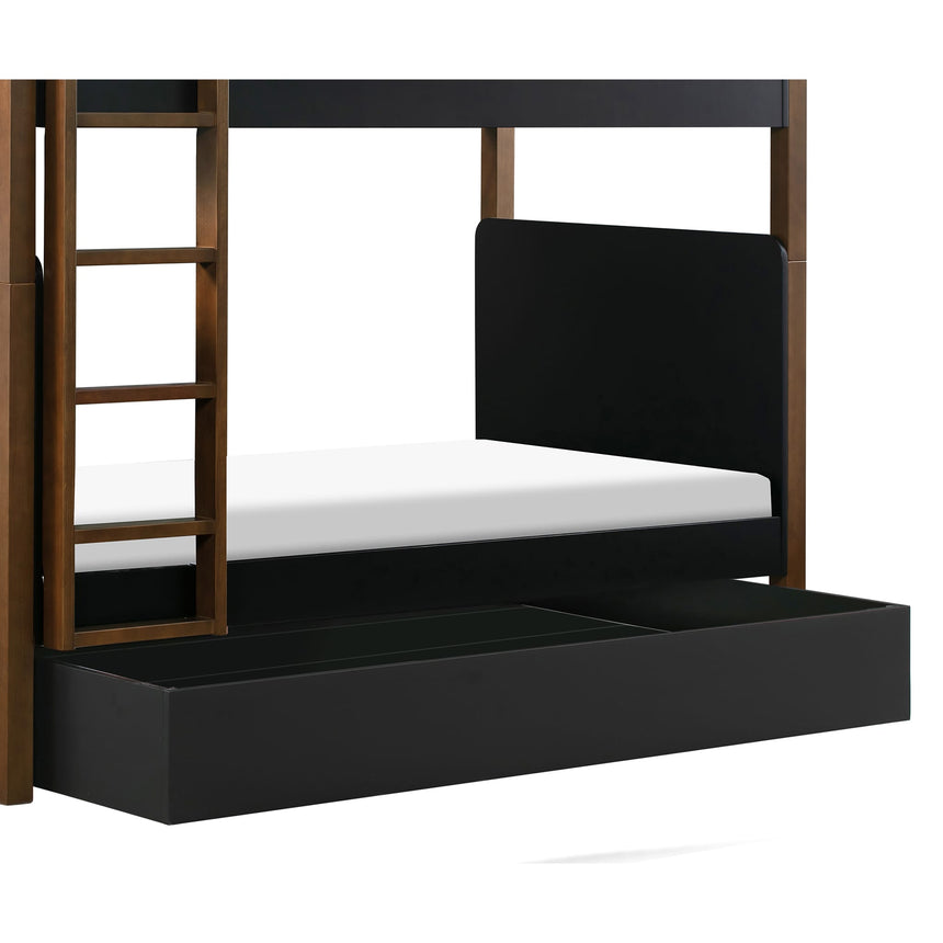 Tiroir de Rangement pour Lit Gigogne Simple Universel - Noir-Million Dollar Baby-MDB-M19173B-CLÉMENT
