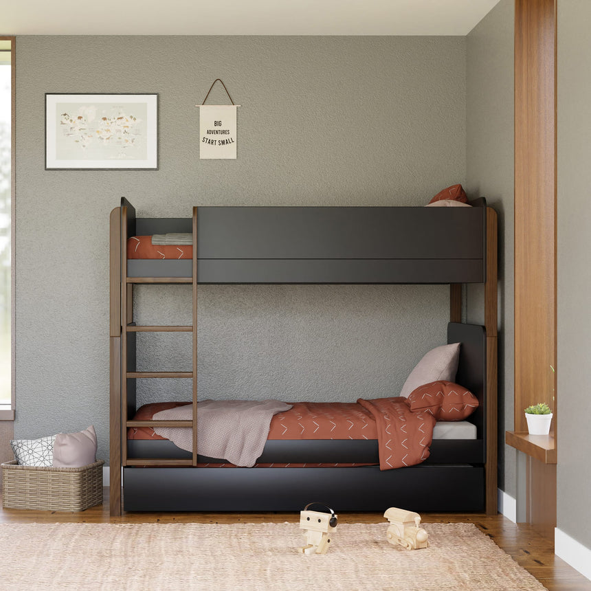 Tiroir de Rangement pour Lit Gigogne Simple Universel - Noir-Million Dollar Baby-MDB-M19173B-CLÉMENT