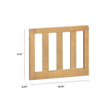 Kit de conversion pour mini lit de bébé en lit pour tout-petit (Otto) - Miel-Million Dollar Baby-MDB-M22599HY-CLÉMENT
