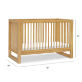 Couchette Convertible 3-en-1 Nantucket avec Kit de Conversion- Miel-Namesake-MDB-M23301HY-CLÉMENT