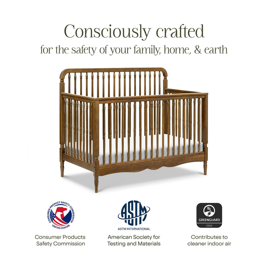 Couchette Convertible Liberty 4-en-1 - Noyer Naturel-Namesake-MDB-M7141NL-CLÉMENT