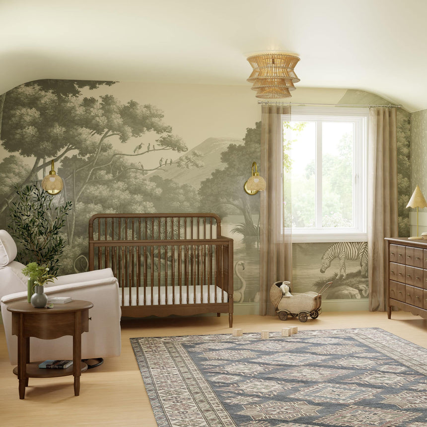 Couchette Convertible Liberty 4-en-1 - Noyer Naturel-Namesake-MDB-M7141NL-CLÉMENT