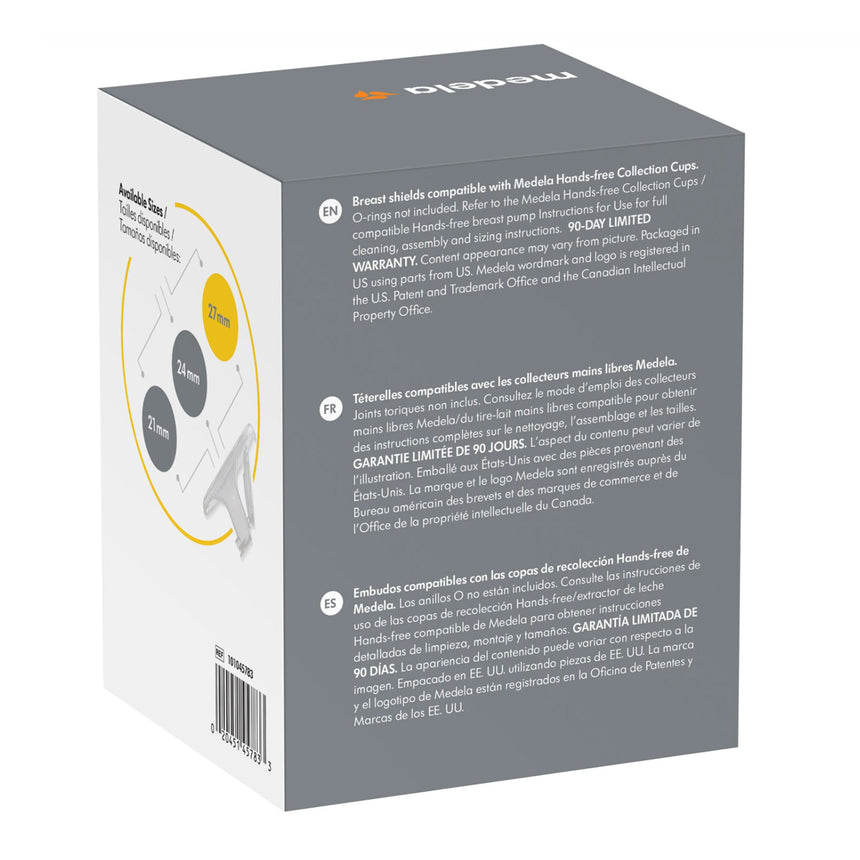Téterelle (2) 27mm pour Collecteurs Mains Libres-Medela-ME2-101045783-CLÉMENT