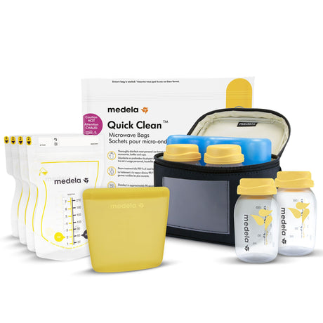 Ensemble tout-en-un de Conservation Lait Maternel avec bouteilles 150ml et 250ml-Medela-ME2-101047365-CLÉMENT