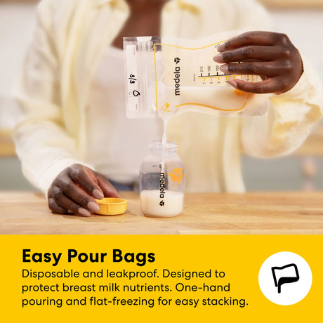 Ensemble tout-en-un de Conservation Lait Maternel avec bouteilles 150ml et 250ml-Medela-ME2-101047365-CLÉMENT