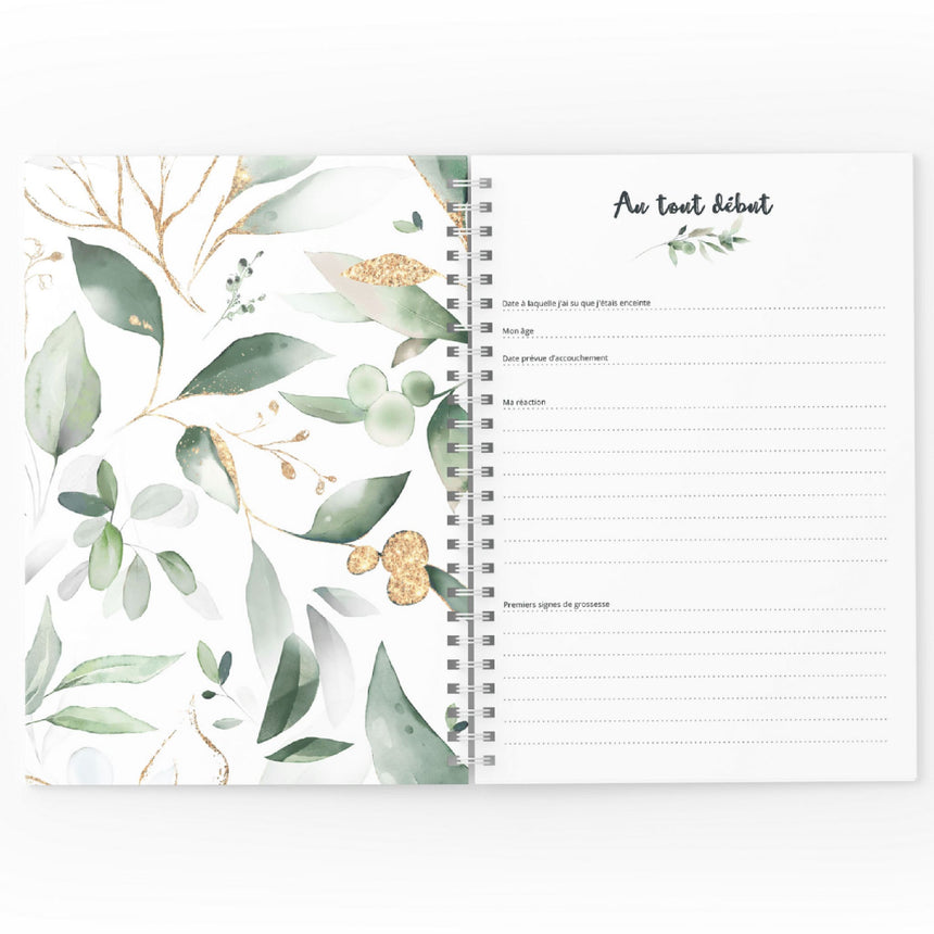 Mon Journal de Grossesse - Feuilles-Moments Ancres-MEA-GR-990-S-CLÉMENT