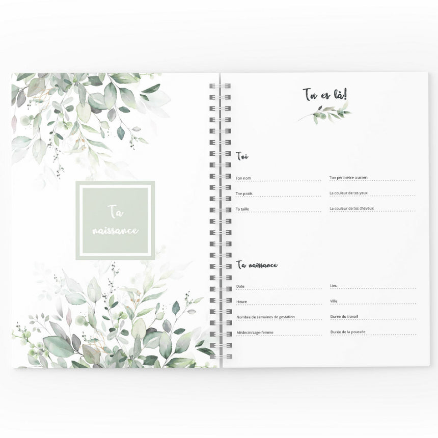 Mon Journal de Grossesse - Feuilles-Moments Ancres-MEA-GR-990-S-CLÉMENT