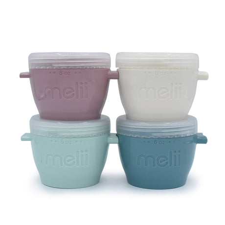 Ensemble Bols et Couvercles (4) 4oz-Melii-MEI-40001-CLÉMENT