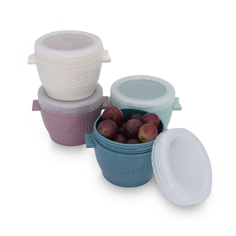 Ensemble Bols et Couvercles (4) 4oz-Melii-MEI-40001-CLÉMENT