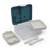 Boîte à lunch bento à 2 étages – Marine et ivoire LUXE-Melii-MEI-40141-CLÉMENT