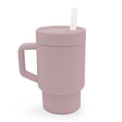 Tasse avec paille en silicone – Rose LUXE-Melii-MEI-40315-CLÉMENT