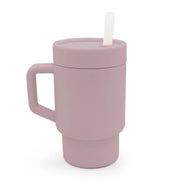 Tasse avec paille en silicone – Rose LUXE-Melii-MEI-40315-CLÉMENT