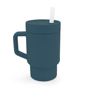 Tasse avec paille en silicone – Marine LUXE-Melii-MEI-40316-CLÉMENT
