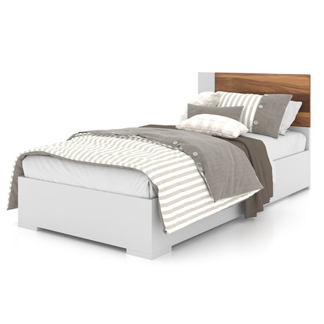 Lit Simple - Blanc Noyer-Meuble Meq-MEQ-6494L3SPPB-CLÉMENT