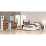 Lit Double - Blanc Noyer-Meuble Meq-MEQ-6494L5FPDP-CLÉMENT